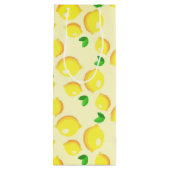 Pour Bouteille Vin citron ou sac cadeau (Dos)