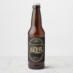 Pour Bouteilles De Bière Beer Design Home Brew Étiquette