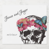 Pour Bouteilles De Bière Bouteille Mariage crâne magnétique Étiquette (Étiquettes simples)