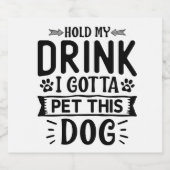 Pour Bouteilles De Bière Drôle Étiquette (Étiquettes simples)