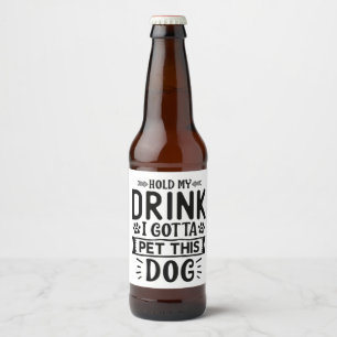 Pour Bouteilles De Bière Drôle Étiquette