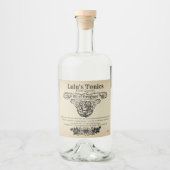 Pour Bouteilles De Liqueur Étiquettes apothecaires (Devant)
