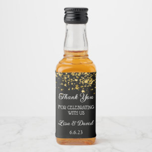 Pour Bouteilles De Liqueur Mariage Mini Liquor Bottle Étiquettes