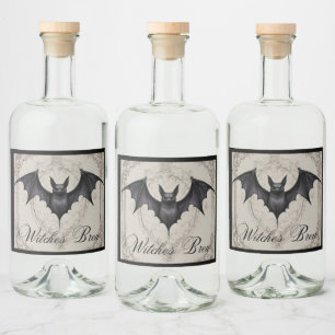 Pour Bouteilles De Liqueur Sorcières brassent Étiquettes