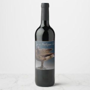 Pour Bouteilles De Vin Canada Goose Bottle Étiquette Gold Goose Étiquette