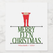 Pour Bouteilles De Vin Elf Shenanigans "Moonshine" Vin/Bière Étiquette (Étiquettes simples)