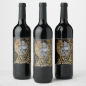 Pour Bouteilles De Vin Ensemble Étiquette Adele Klimt (Bouteilles)