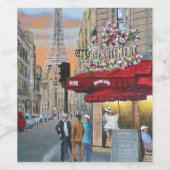 Pour Bouteilles De Vin Étiquette (Étiquettes simples)