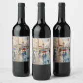 Pour Bouteilles De Vin Étiquette (Bouteilles)