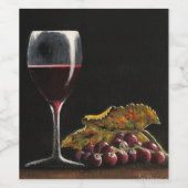 Pour Bouteilles De Vin Étiquette (Étiquettes simples)