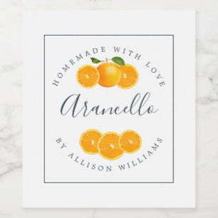 Pour Bouteilles De Vin Étiquette Arancello sur mesure