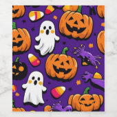Pour Bouteilles De Vin Étiquette d'Halloween (Étiquettes simples)