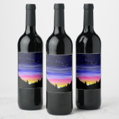 Pour Bouteilles De Vin Étiquette Diamond Night Wine (Bouteilles)