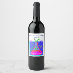 Pour Bouteilles De Vin Étiquette fait sur commande fait à la maison