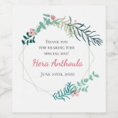 Pour Bouteilles De Vin Étiquette Hera Wine Bottle (Étiquettes simples)