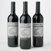 POUR BOUTEILLES DE VIN ÉTIQUETTE MOONSHINE (Bouteilles)