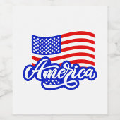 Pour Bouteilles De Vin Étiquette vinicole américain