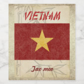 Pour Bouteilles De Vin Étiquette viticole du Vietnam (Étiquettes simples)