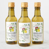 Pour Bouteilles De Vin Limoncello Verdure Noël Mini bouteille Étiquettes (Bouteilles)
