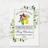 Pour Bouteilles De Vin Limoncello Verdure Noël Mini bouteille Étiquettes (Étiquettes simples)