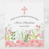 Pour Bouteilles De Vin Maria Wine Bottle Étiquette (Étiquettes simples)