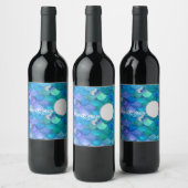 Pour Bouteilles De Vin Mermaid Moon Bottle Étiquette 6Pack (Bouteilles)