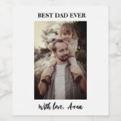 Pour Bouteilles De Vin "Modèle Étiquette personnalisé" (Étiquettes simples)