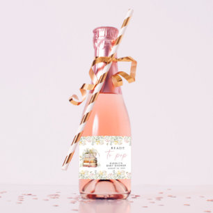 Pour Bouteilles De Vin Mousseux Storybook Mini Sparkling Vins Étiquettes prêts à l