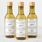 Pour Bouteilles De Vin Vanilla Extrait Utilisation apothecaire étiquettes (Bouteilles)