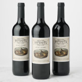 Pour Bouteilles De Vin Whisky Bottle Étiquette INFINITY. (Bouteilles)