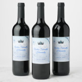 Pour Bouteilles De Vin Winter Wonderland Wine Bottle Étiquette (Bouteilles)