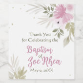 Pour Bouteilles De Vin Zoe Wine Étiquette (Étiquettes simples)