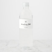 Pour Bouteilles D'eau Ajouter votre script de logo et Étiquette de produ (Devant)