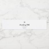 Pour Bouteilles D'eau Ajouter votre script de logo et Étiquette de produ (Étiquettes simples)