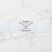 Pour Bouteilles D'eau Baseball à thème Anniversaire fête Étiquette boute (Étiquettes simples)