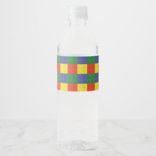 Pour Bouteilles D'eau Blocs constitutifs et étiquette de bouteille d'ea