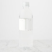 Pour Bouteilles D'eau Boho Rainbow Water Bottle Étiquette fête d'anniver (Dos)