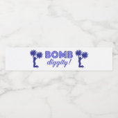 Pour Bouteilles D'eau Bomb Diggity Pom Pom Recyclé Étiquette bouteille e (Étiquettes simples)