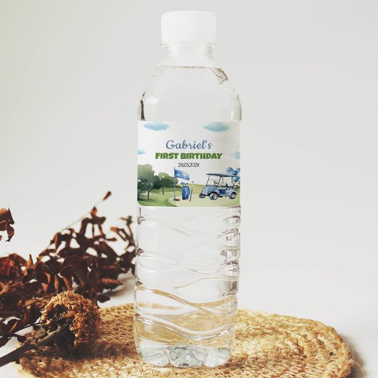 Pour Bouteilles D'eau Classic Golf Anniversaire Étiquette bouteille d'ea