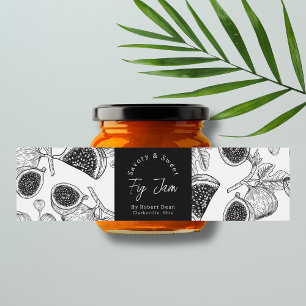 Pour Bouteilles D'eau Croquis Étiquette d'enveloppement de confiture de