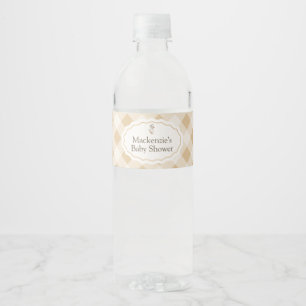 Pour Bouteilles D'eau en vichy Baby shower d'oie Étiquette de bouteille