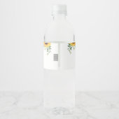 Pour Bouteilles D'eau Ensemble de Étiquette de bouteille de Baby shower  (Dos)