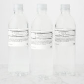 Pour Bouteilles D'eau Étiquette alimentaire Générique Modifiable Prime N (Bouteilles)