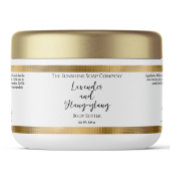 Pour Bouteilles D'eau Étiquette de bocal à huile d'or blanc et martelé