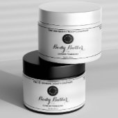 Pour Bouteilles D'eau Étiquette de bocal blanc imperméable avec logo