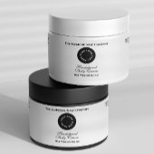 Pour Bouteilles D'eau Étiquette de bocal blanc imperméable avec logo