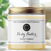 Pour Bouteilles D'eau Étiquette de bocal blanc imperméable avec logo