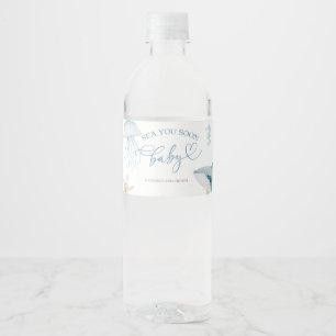 Pour Bouteilles D'eau Étiquette de bouteille d'été Bleu Océan Mer Vous B