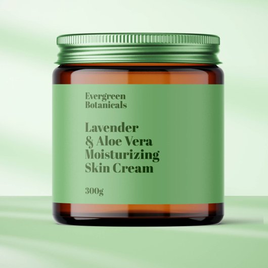 Pour Bouteilles D'eau Étiquette de jarre moderne vert clair imperméable 