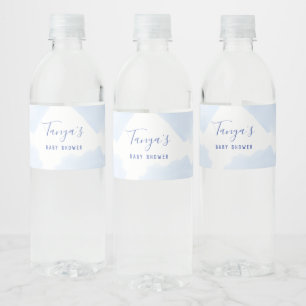 Pour Bouteilles D'eau étiquette de la bouteille d'ébullition bleue, ba